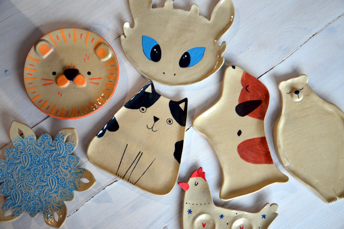 Семейный МК Тарелочка-зверушка фото 6