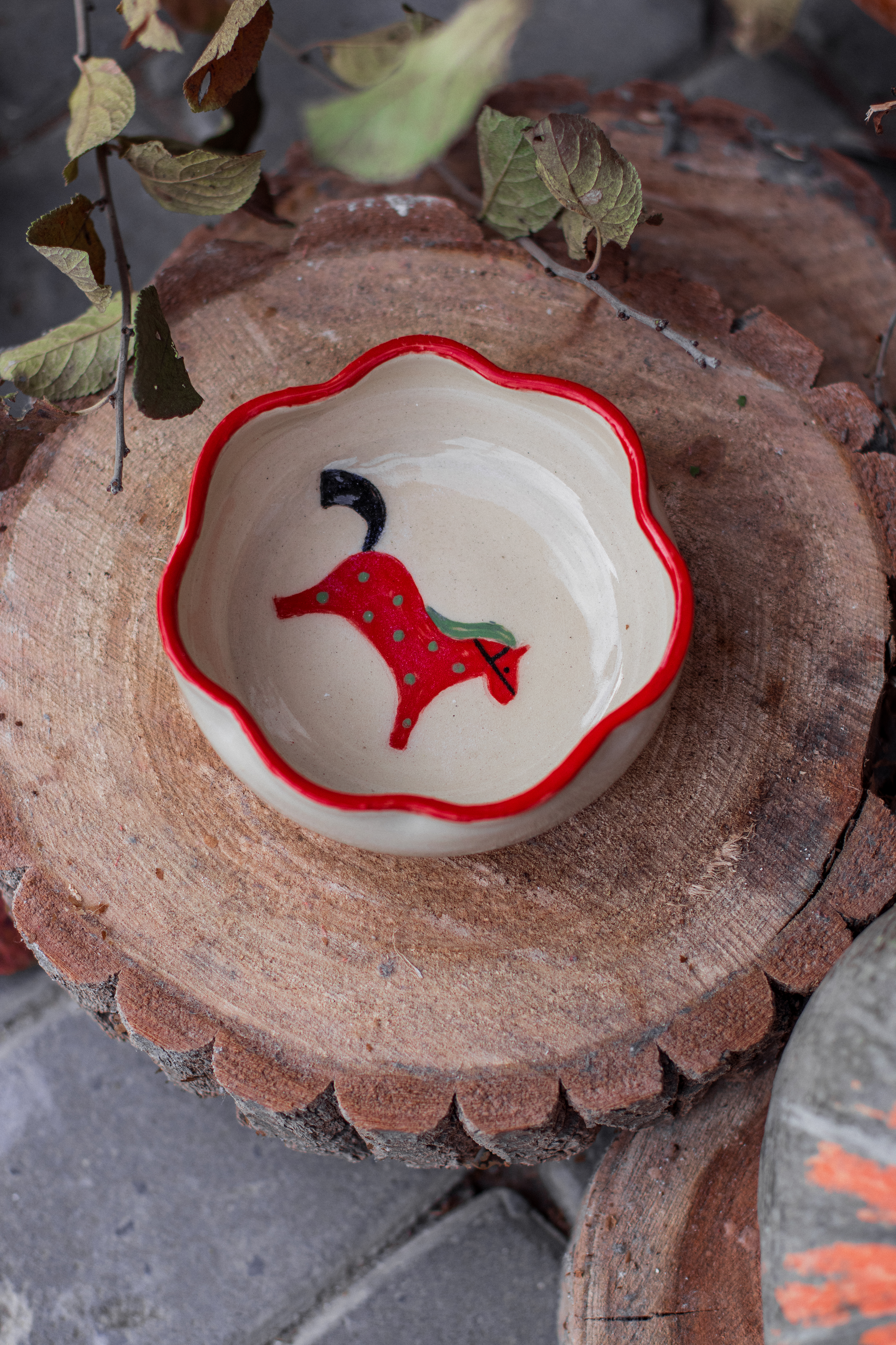 Хэллоуинская тарелка (лепка) фото 1