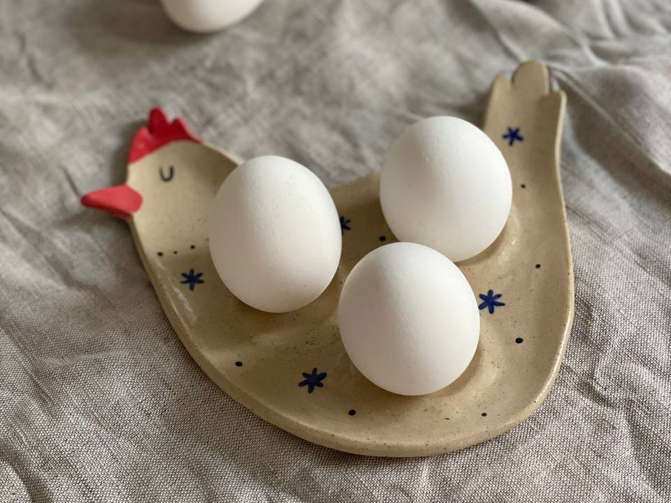 Подставка для яиц, лепка фото 1